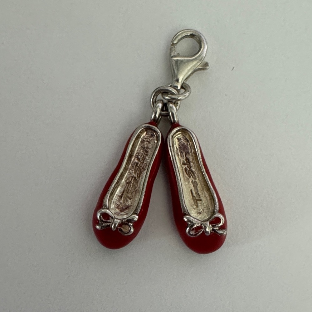 Thomas Sabo vintage charm club. Elegant Red Ballet Shoe Charm